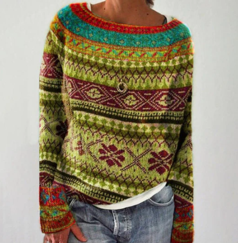 Gloria - Damen-Retro-Pullover