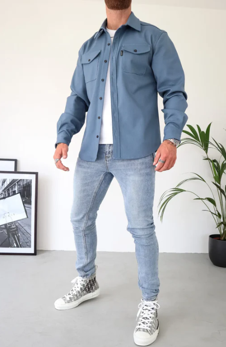 Gabriel - Hemdjacke mit Knopfleiste