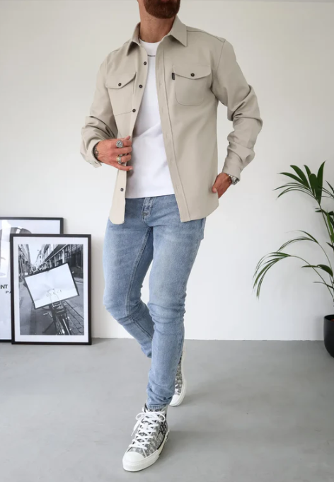 Gabriel - Hemdjacke mit Knopfleiste