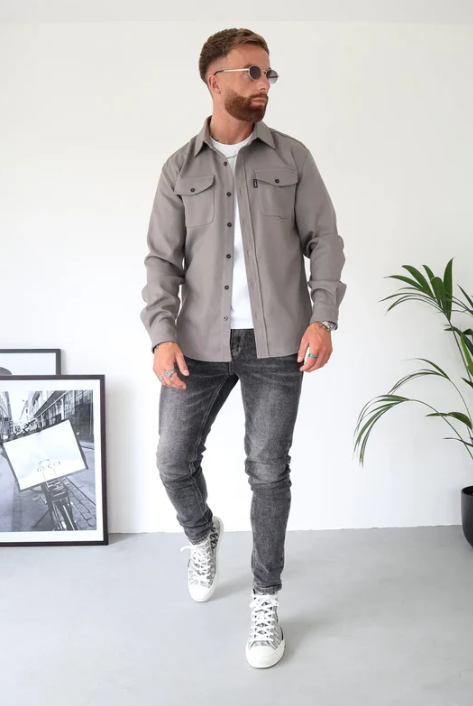 Gabriel - Hemdjacke mit Knopfleiste