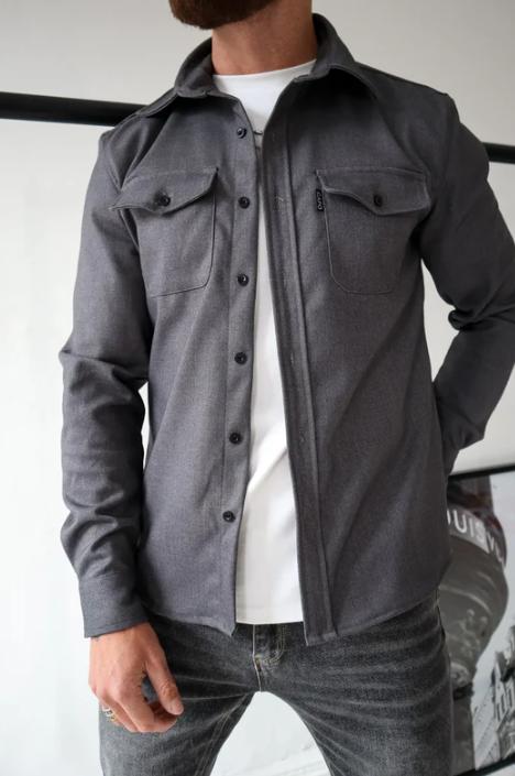 Gabriel - Hemdjacke mit Knopfleiste
