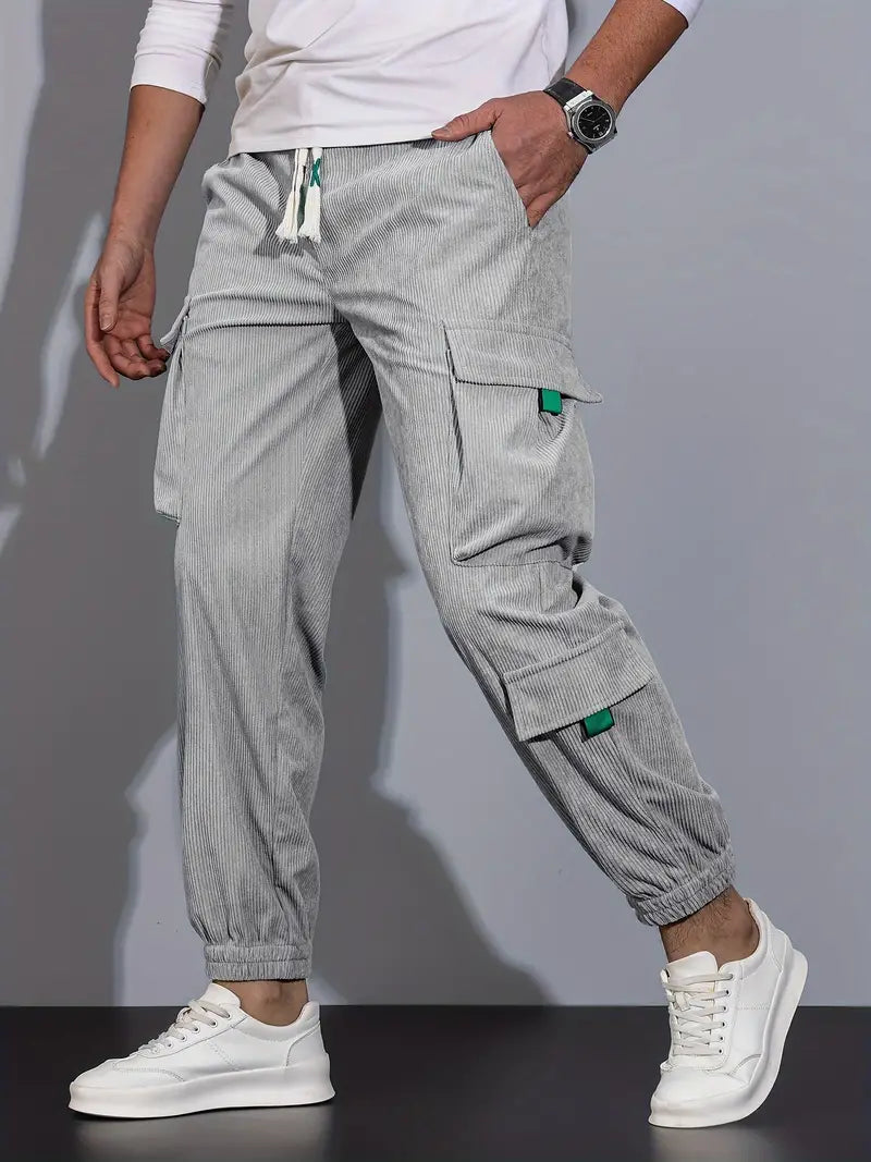 Aldrich - Lässige solide Cargo-Hose für Männer